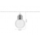 Șir de lumini LED becuri alb cald 20 buc ISO 8623