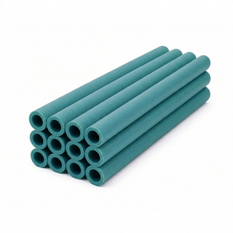 Aga 12x Protecție din spumă pentru stâlpii trambulinei 100 cm Verde închis