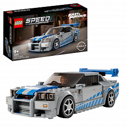 LEGO® Speed Champions 76917 Nissan Skyline GT-R (R34) Mai furios, mai iute