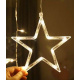Cortină luminoasă stea, lună 138 LED alb rece ISO 11330