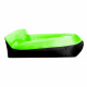 Aga Sac gonflabil LAZY BAG 230x70 cm Negru/Verde
