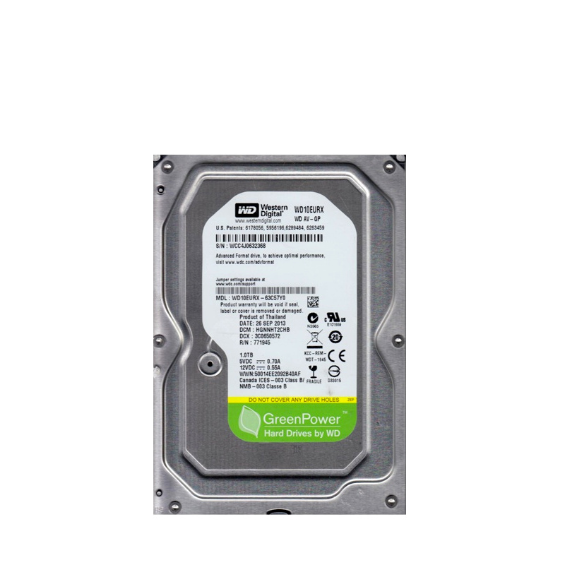 WD Hard Disk WD10EURX 1TB 64MB