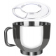 Robot de bucătărie 6,2l, 2200 W Negru Ruhhy 16745