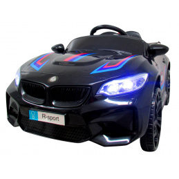 R-Sport Mașinuță electrică Cabrio B6 Negru