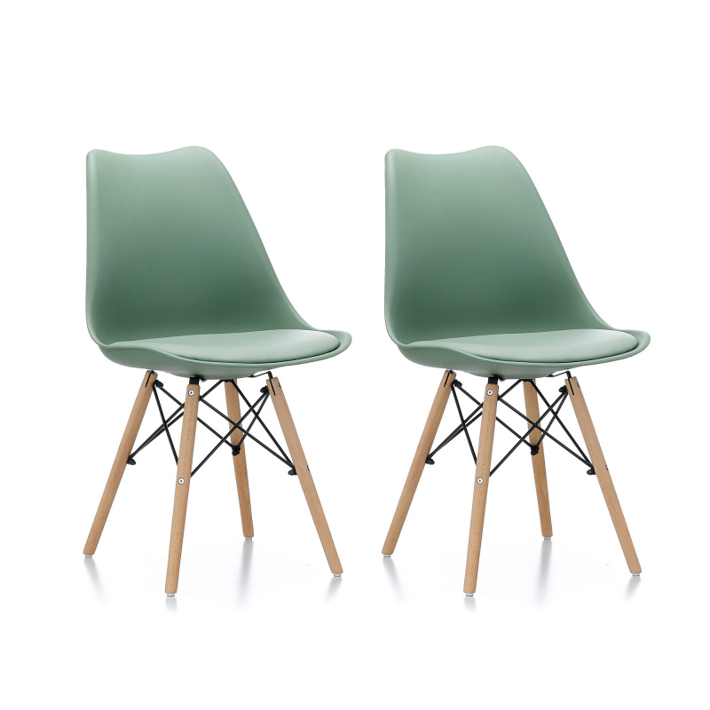 Aga 2x Scaun de masă MR2035 Verde