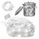 Aga LED Decorativ Fir 10m 100LED Alb Rece