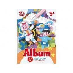 Album de colorat cu nisip Meserii 5+ SABBIARELLI universal