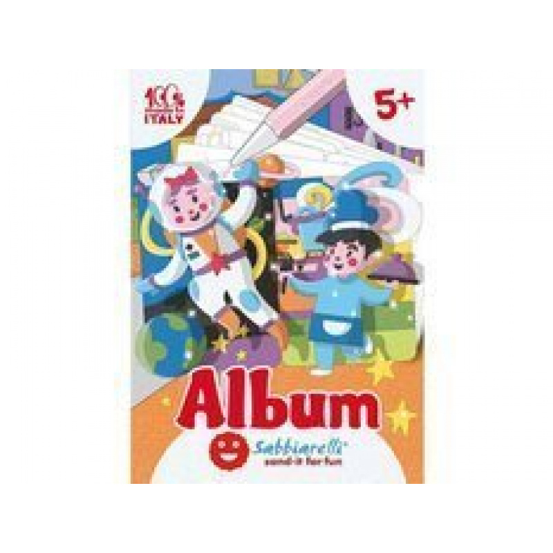 Album de colorat cu nisip Meserii 5+ SABBIARELLI universal