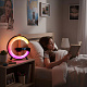 Lampa LED Aga RGB 5în1 cu încărcător wireless Negru