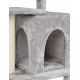 Aga Ansamblu de joacă pentru pisici 42x49x136 cm Gri