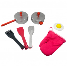 Aga4Kids Set vase de gătit pentru copii COOKWARE SET 7