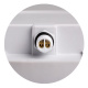 Plafonieră LED neagră TOR-202C - IP65 - 20W - alb neutru