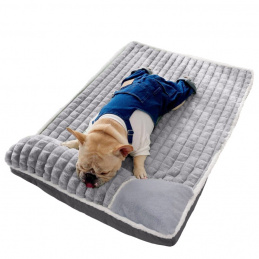 Pat pentru animale, gri - 100x70