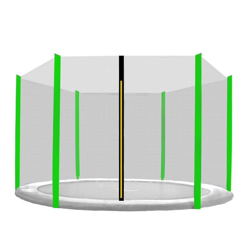 Aga Plasă de protecție 430 cm pentru 6 stâlpi Plasă neagră / Verde deschis