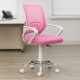 Scaun de birou Aga MR2081 Alb - Roz.