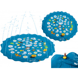 Aga Piscină de grădină pentru copii cu fântână și alfabet 170 cm