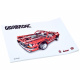 Set de construcție tehnic Mașină de curse 2000 bucăți ZA3468