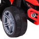 ATV Little Monster pe baterii pentru copii mici Roșu cu motor de 25W