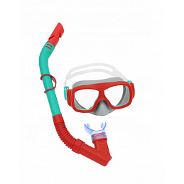 Bestway Set de scufundare mască și snorkel Roșu/Verde