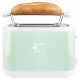 Prăjitor de pâine Bestron din colecția En Vogue - Verde pastel