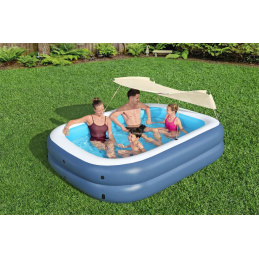 Piscină gonflabilă de familie 254x178x140cm BESTWAY Protecție UV + Acoperiș mobil