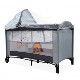 Aga4Kids Pătuț de călătorie MR6671 Gri deschis