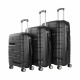 Set de valize de călătorie Aga Travel MR4681 Negru