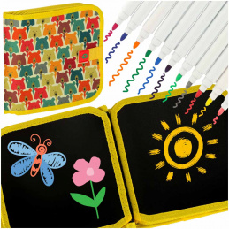 Aga Tablă pliabilă portabilă cu cretă Ursuleț