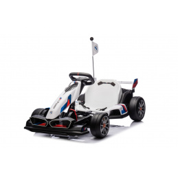 Kart BMW cu Funcție de Drift Alb