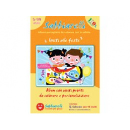 Album de colorat cu nisip Invitații 5+ SABBIARELLI universal