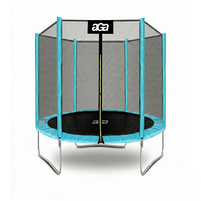 Aga SPORT TOP Trambulină 180 cm Albastru deschis + plasă de protecție