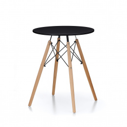 Masa de sufragerie Aga 60 cm Negru