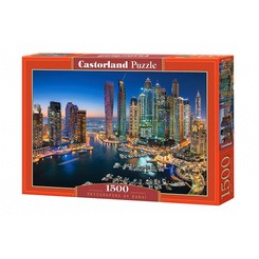 Puzzle 1500 buc. Zgârie-norii din Dubai universali Puzzle 1500 buc. Zgârie-norii din Dubai universali