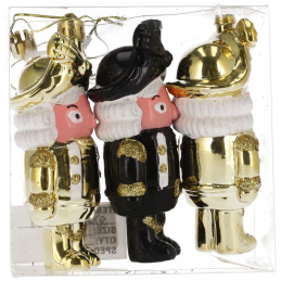 Decorațiuni de Crăciun soldăței 3 bucăți pentru sărbători Decorațiuni de Crăciun soldăței 3 bucăți pentru sărbători