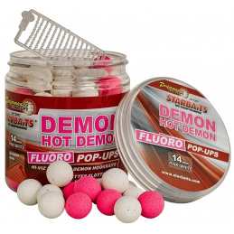 Starbaits Boilies Plutitoare Hot Demon Fluo Pop Up 80 g 14 mm