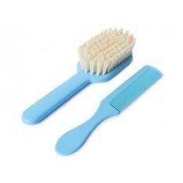 Perie și pieptene pentru păr pentru bebeluși Albastru 0m+ POUPY universal