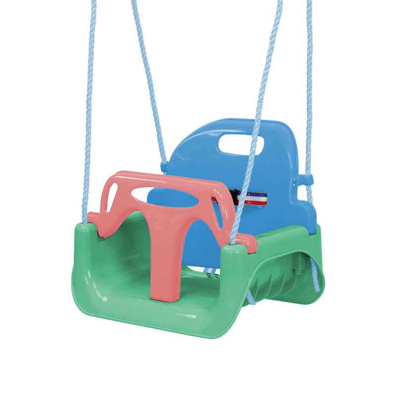 Aga4Kids Leagăn pentru copii cu barieră Verde/Albastru