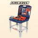 Atelier pentru copii 2 în 1 cu accesorii 67 piese ISO 9422