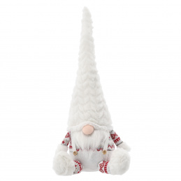 Aga Spiriduș de Crăciun 63 cm Alb