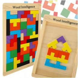 Aga Tetris din lemn 40 de piese