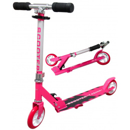 Trotinetă Mare H6 ROZ Trotinetă Pliabilă R-Sport roți 145 mm până la 100 kg