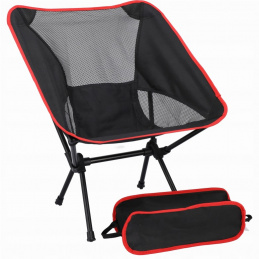 Scaun turistic de pescuit cu spătar și geantă