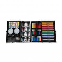 Set de pictură Aga în valiză 145 buc Roz