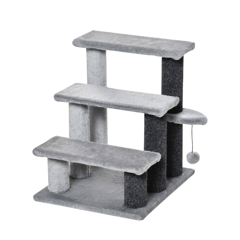 Aga Trepte pentru pisici 48x40x45 cm Gri