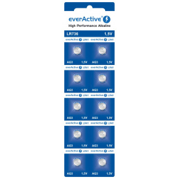 Baterii EverActive Alkaline G3 LR736 10buc