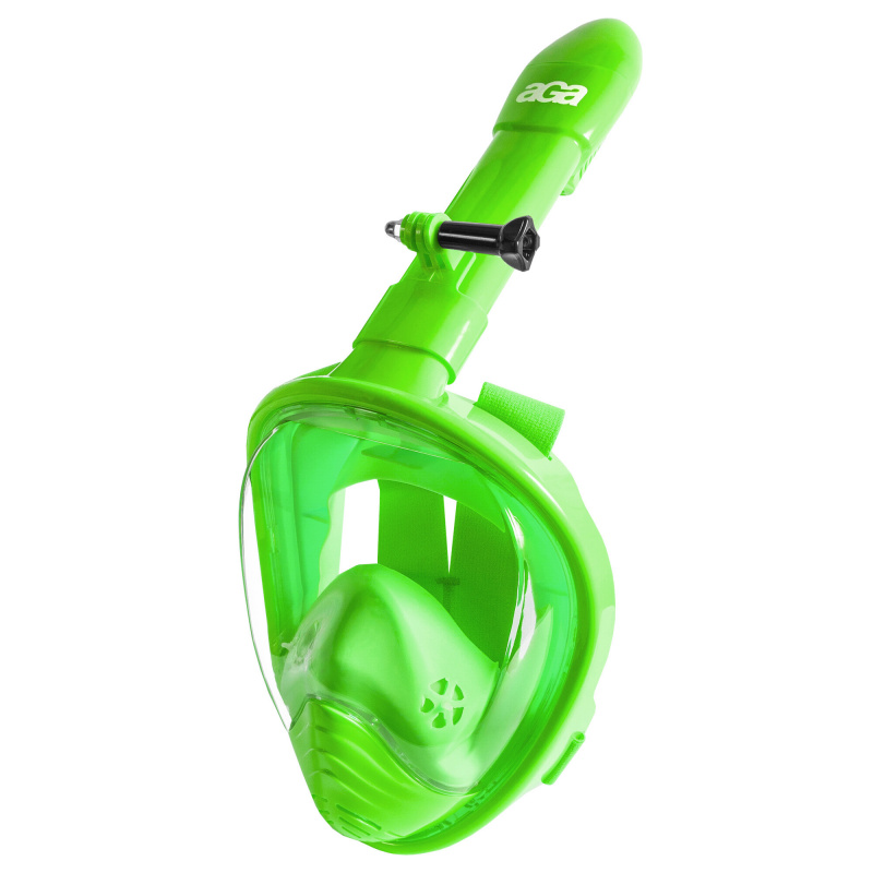 Aga Mască de snorkeling pentru copii cu față întreagă XS Verde