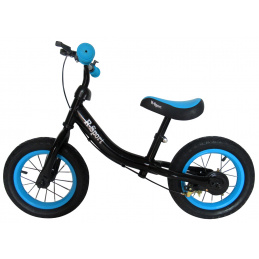 Bicicletă de echilibru R3 albastru-negru R-Sport 12'' frână, clopoțel