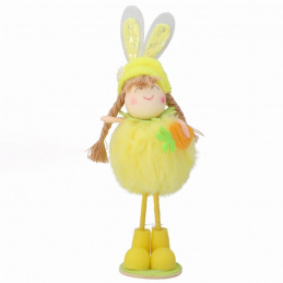 Decorațiune de Paște fetiță din material textil pentru așezare