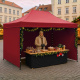 Stand de tăiere Aga PARTY 3x4,5m Vișiniu