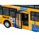 Autobuz metalic etajat ZA2094 - galben